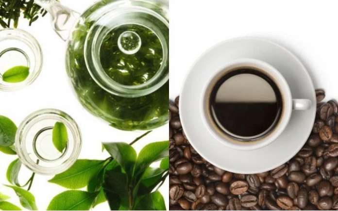 Nước uống giúp giảm cân từ Cafe và trà xanh